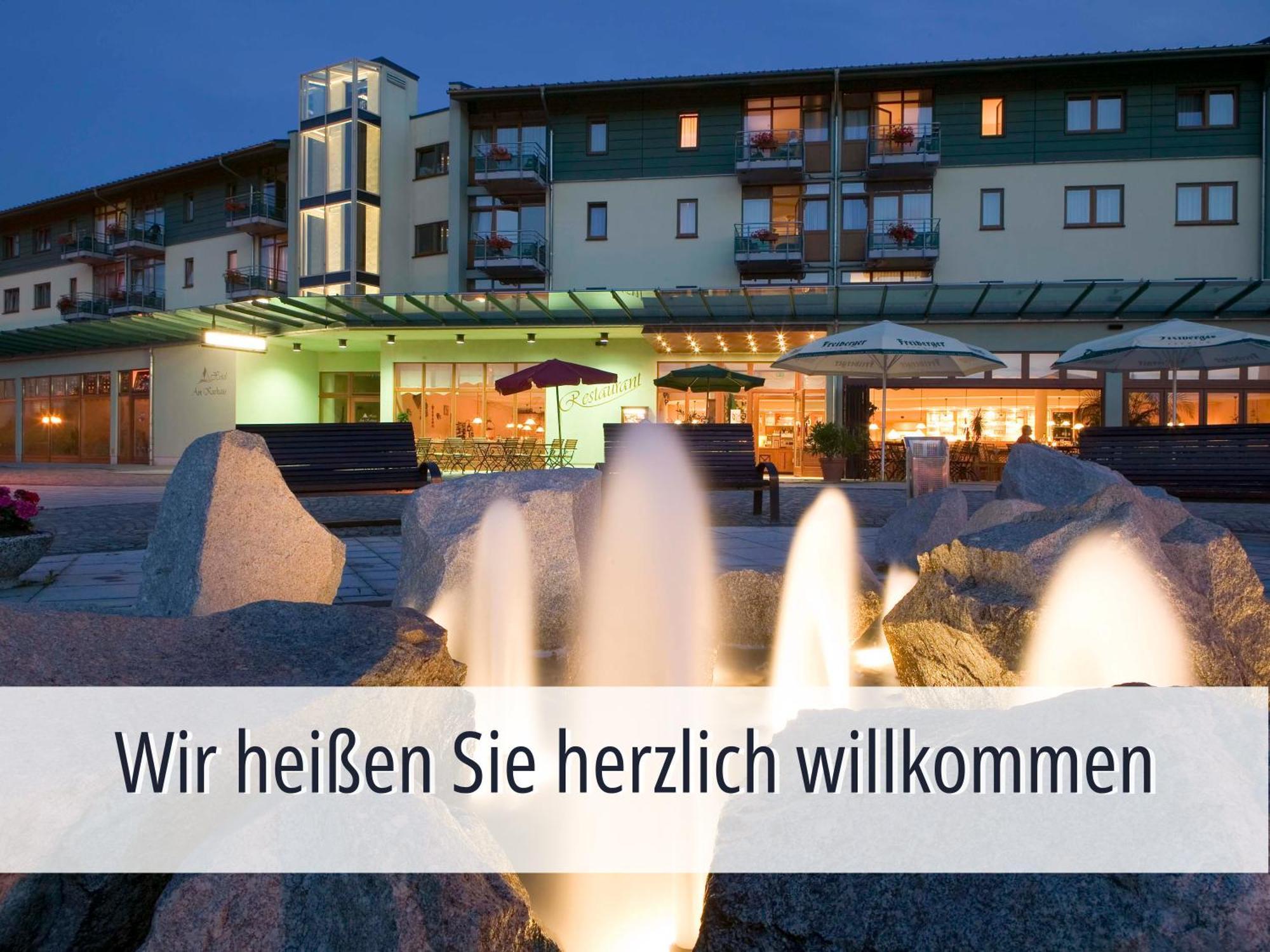 Hotel Am Kurhaus Mit Erstem Ayurveda Center Sachsens - Direkt Am Gesundheitsbad Actinon & Kurpark Bad Schlema Zewnętrze zdjęcie