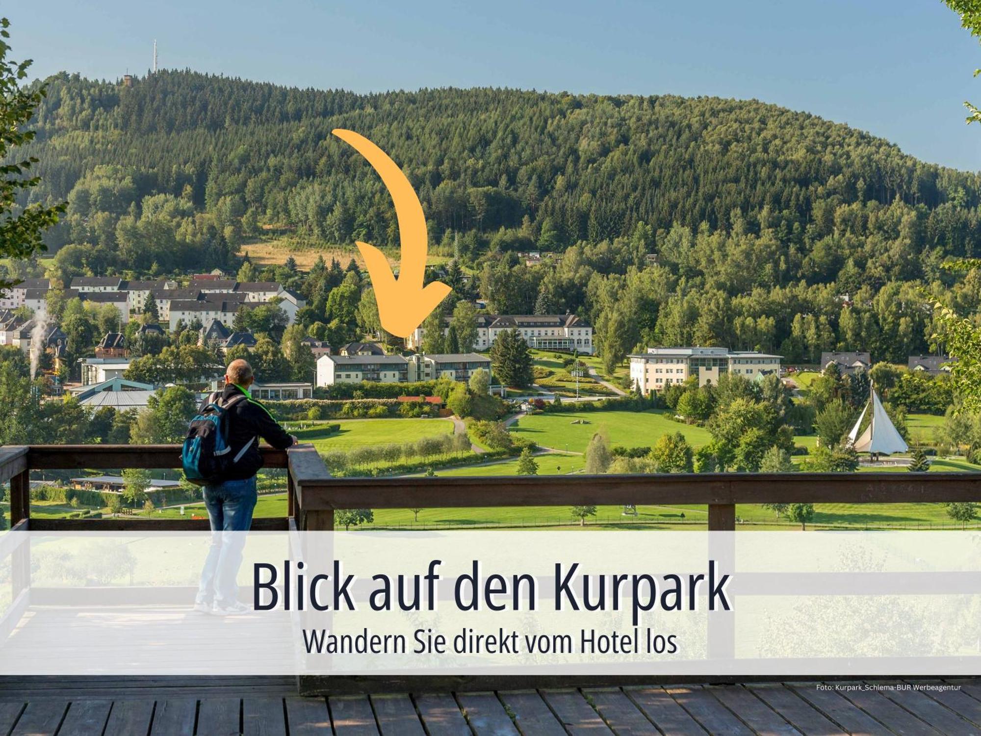 Hotel Am Kurhaus Mit Erstem Ayurveda Center Sachsens - Direkt Am Gesundheitsbad Actinon & Kurpark Bad Schlema Zewnętrze zdjęcie